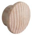 Pack of 2 Screw Cover Caps Solid Ash Wood Fits 10mm diameter hole BE003