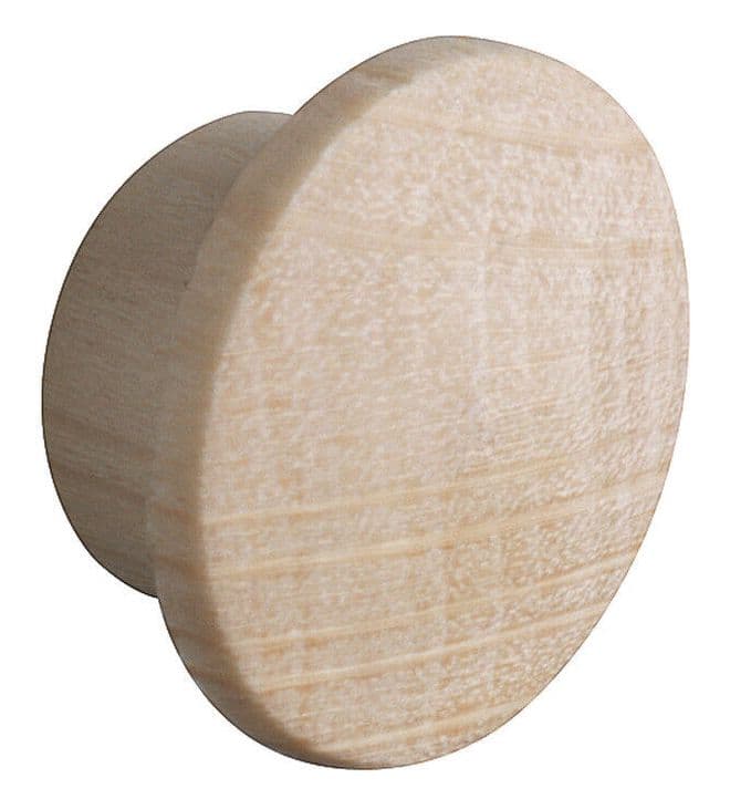 Pack of 2 Screw Cover Caps Solid Maple Wood Fits 10mm diameter hole BE004
