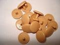 Pack of 25 PLASTIC TRIM COVER CAPS COUNTERSUNK SCREWS choose colour