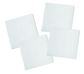 Pack of 4 Blank Artist Canvas White Stretched Mini Art Craft 7.5cm X 7.5cm