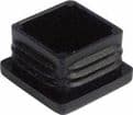 Pack of 8  20mmx20mm Plastic End Caps for metal box section, plug bung finish