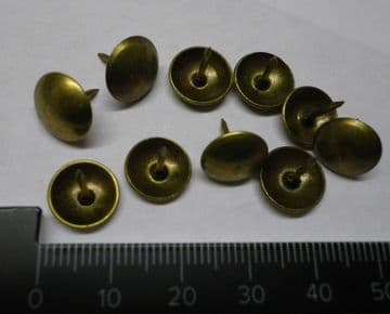 Pk of 20 decorative antique bubble Nails metal decoration semicircle pins C005