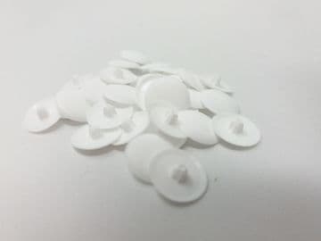 WHITE Bifix Press-Fit Pozi Screw Head Covers Caps choose pack size 50 or 100