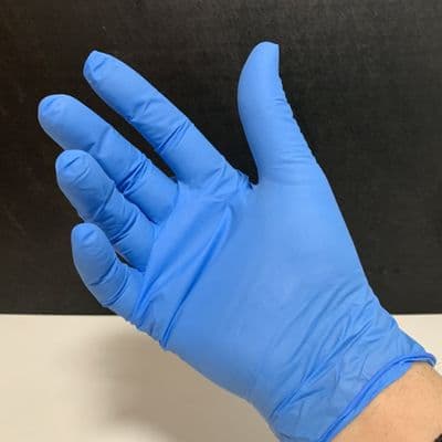 Nitrile gloves for the fishroom