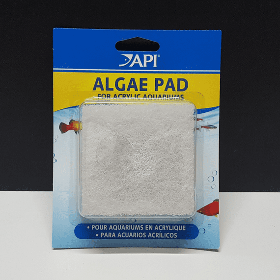 Tank pad cleaner for acrylic tanks