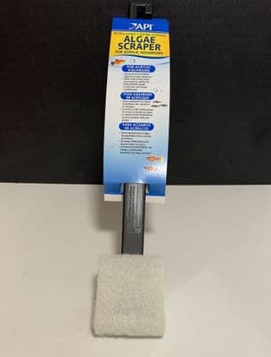 Tank scraper cleaner for acrylic tanks