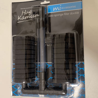 Twin sponge air filter