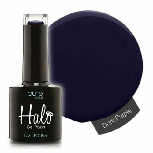PURE NAILS - HALO GEL POLISH - DARK PURPLE - 8ML - LATEST COLLECTION