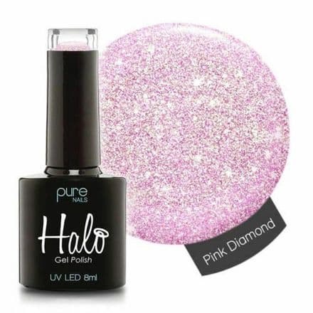 PURE NAILS - HALO GEL POLISH - PINK DIAMOND - 8ML - LATEST COLLECTION