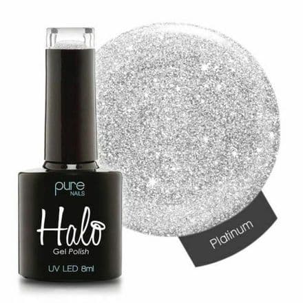 PURE NAILS - HALO GEL POLISH - PLATINUM - 8ML - LATEST COLLECTION