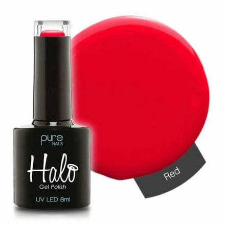 PURE NAILS - HALO GEL POLISH - RED - 8ML - LATEST COLLECTION
