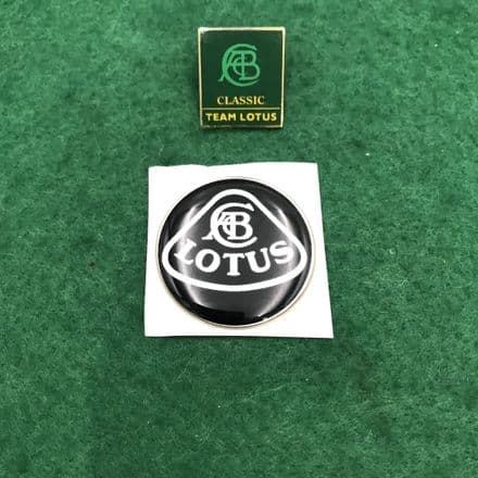 Badge Wheel Centre Black & Silver | 864