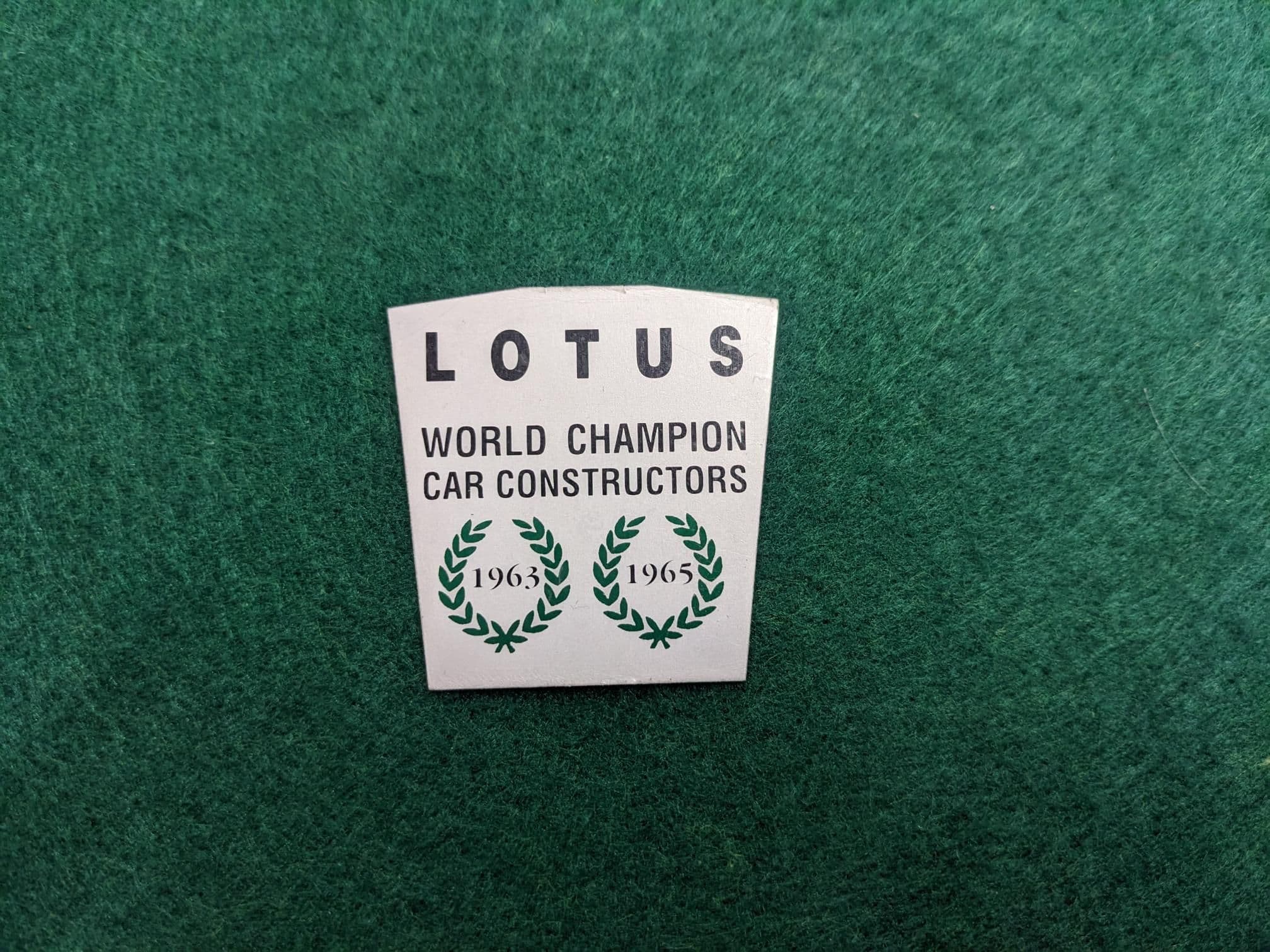 Badge World Championship 1963 & 1965 776
