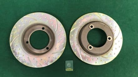 Brake Disc Rear, Grooved, Per Pair, Esprit 1985-87 | 371