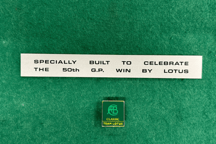Commemorative Badge 50 F1 Wins | 002