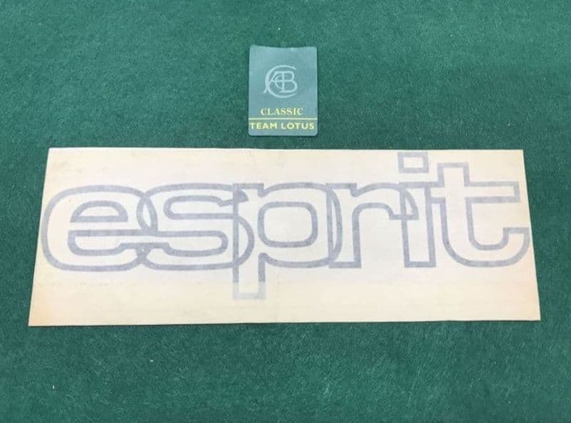 Decal, ''ESPRIT'', Black, Esprit | 611