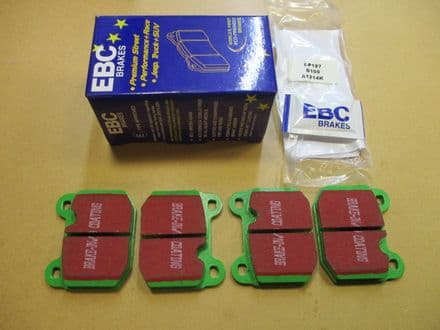 Front Pad Set For Iron Disc EBC Greenstuff | 664