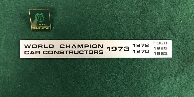 World Championship Badge 6 Year | 738