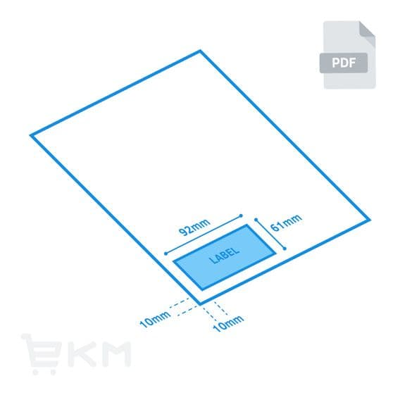 EKM Single Label Packaging Slip