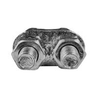 10 x 11mm GALVANISED COMMERCIAL WIRE ROPE GRIPS rigging sling