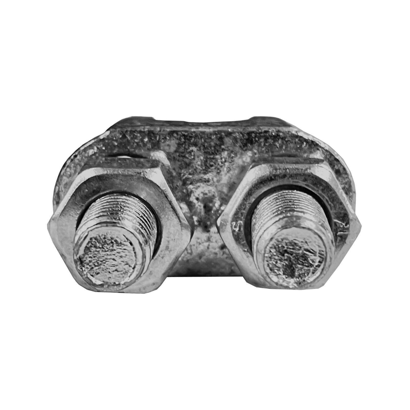 10 x 12mm GALVANISED COMMERCIAL WIRE ROPE GRIPS rigging sling