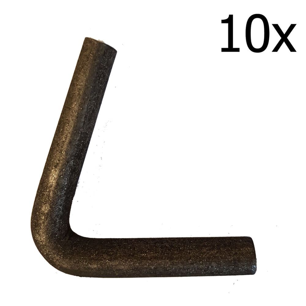 10 x 12mm WELD ON ROPE HOOK 2127/001 trailer tie down truck lorry horsebox