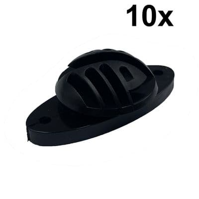 10 x Electric Fence Claw Isoline Insulator polytape polywire farm equestrian