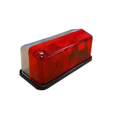 10 x TRUCK + TRAILER MARKER LIGHTS (TR020RC) RED + CLEAR LENS E4 approval