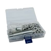 100 pcs 10mm Steel Grommet Eyelet kit with installation tools tarpaulin leather
