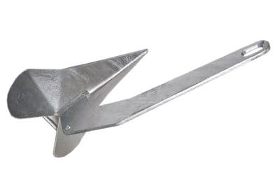 10kg GALVANISED PLOW DELTA SEA ANCHOR marine boat sand fishfarm