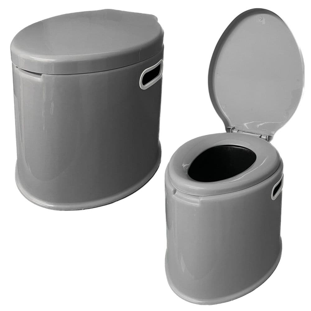 10L Portable Camping Toilet Bucket Potty Loo Fishing Festival Caravan