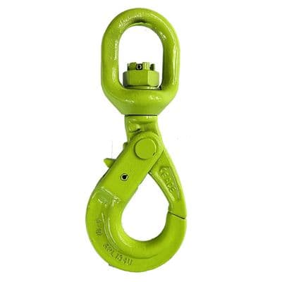 10mm GR 10 SWIVEL AUTOLOCK HOOK 4T winch recovery wire rope lifting chain 4 x 4