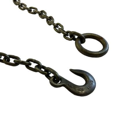 11mm x 12 Feet AGRICULTURAL FARM TRACTOR TOW CHAIN trailer atv 4 x 4 truck