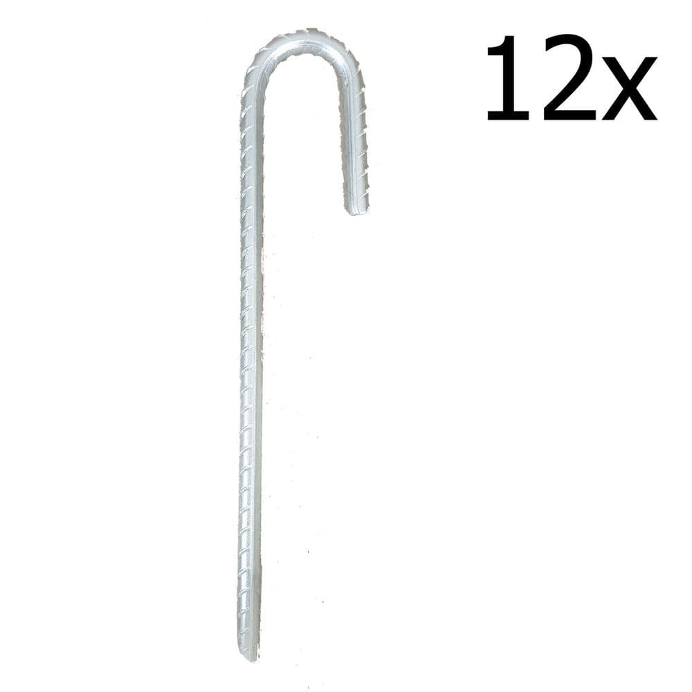 12 x H/D GROUND STAKES REBAR TENT PEGS 16mm x 36cm bouncy castle gazebo marquee