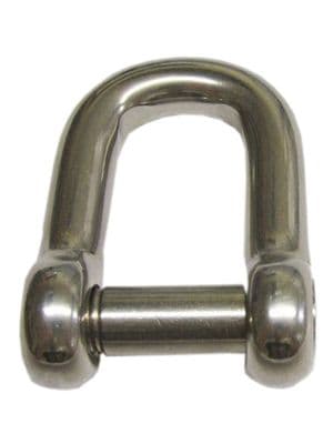 12mm STAINLESS STEEL MARINE DEE SHACKLE ALLEN SCREW HEAD yacht boat deck rigging
