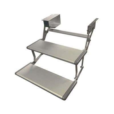 12v DROPDOWN ELECTRIC 575mm x 240mm DOUBLE STEP motorhome campervan