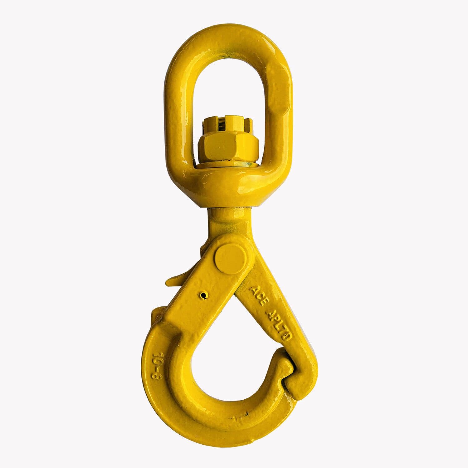 13mm GRADE 8 SWIVEL SELF LOCKING SAFETY HOOK wire chain rigging lifting ...