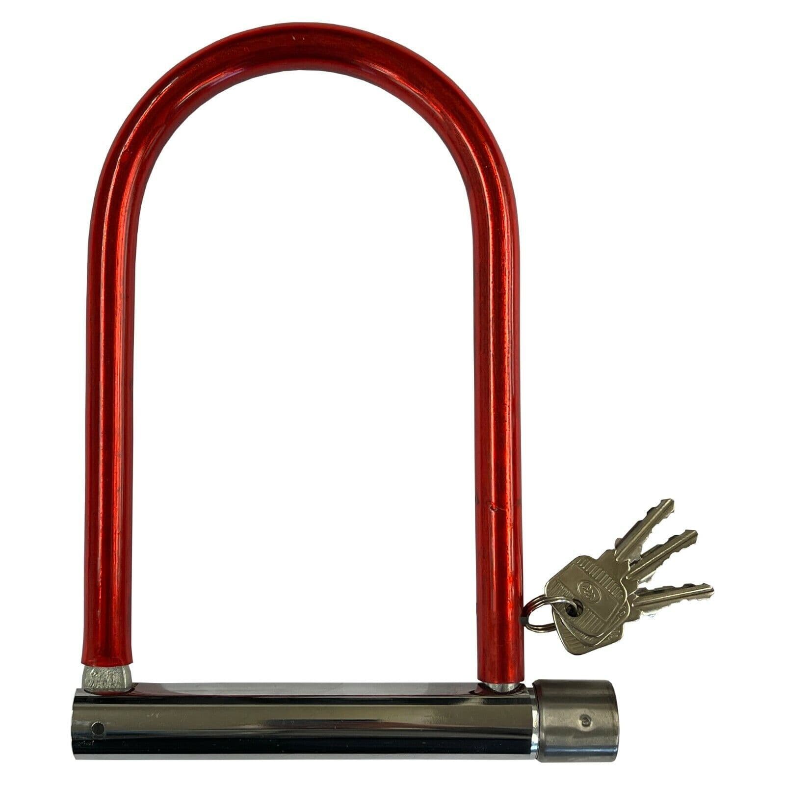 13mm x 120mm x 220mm LONG SHACKLE PADLOCK 260 bike lock gate shed