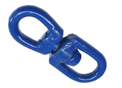 19mm x 20 Ton  BLUE MARINE SWIVEL with STAINLESS STEEL BUSH Boat Mooring fishing