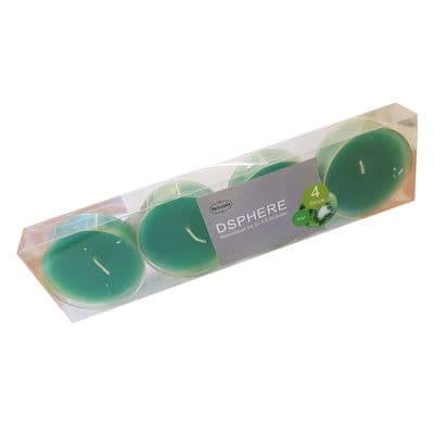2 PACKS (8 candles) KIWI TEALIGHT WAX CANDLE christmas party
