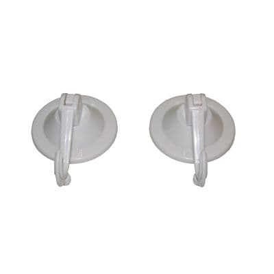 2 pcs KITCHEN BATHROOM LEVER SUCTION HANGING CUP HOOKS towel hanger bathrobe
