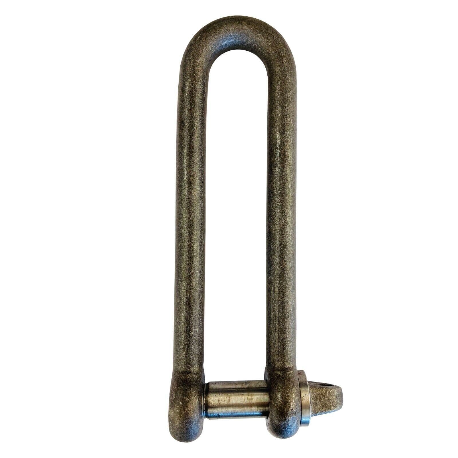 2 Ton PILING SHACKLE HIGH TENSILE LONG BODY DEE SCREW PIN lifting