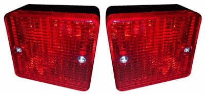 2 x 12v TRAILER REAR FOG LAMP caravan horsebox van
