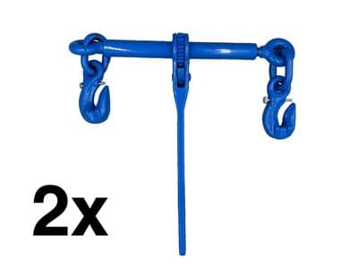 2 x 13mm / 16mm 'Super Strength' Grade 100 Chain Ratchet Loadbinder