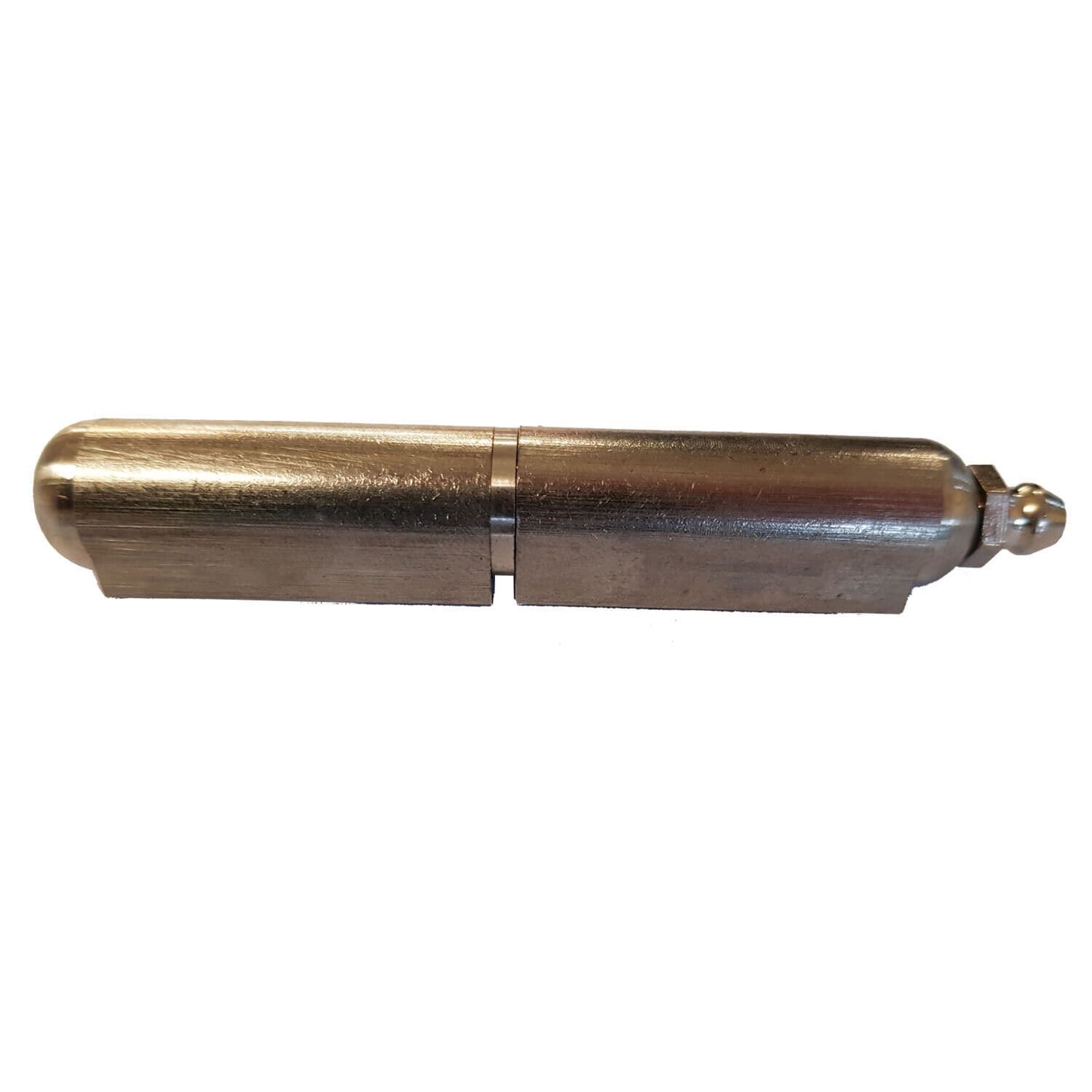 2 x 150mm WELD ON STAINLESS STEEL BULLET HINGE GREASE FUNCTION SSP150G/F