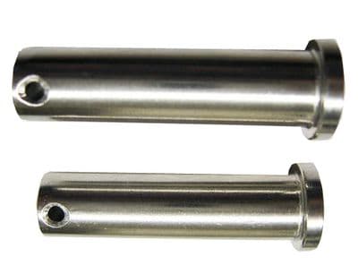 2 x 8mm x 27mm STAINLESS STEEL  MARINE SAFETY CLEVIS PINS boat yacht trailer
