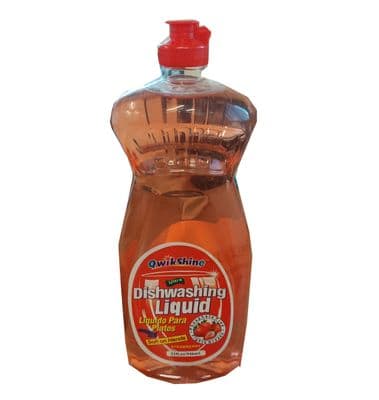 2 x 946ml bottles DISH WASHING UP LIQUID strawberry scented kitchen sink plates