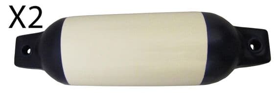 2 x  BOAT FENDERS 'OCEAN BLUE' 23