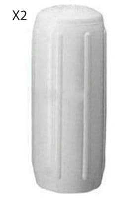 2 x BOAT FENDERS RIBBED HTM3 'OCEAN BLUE' 20