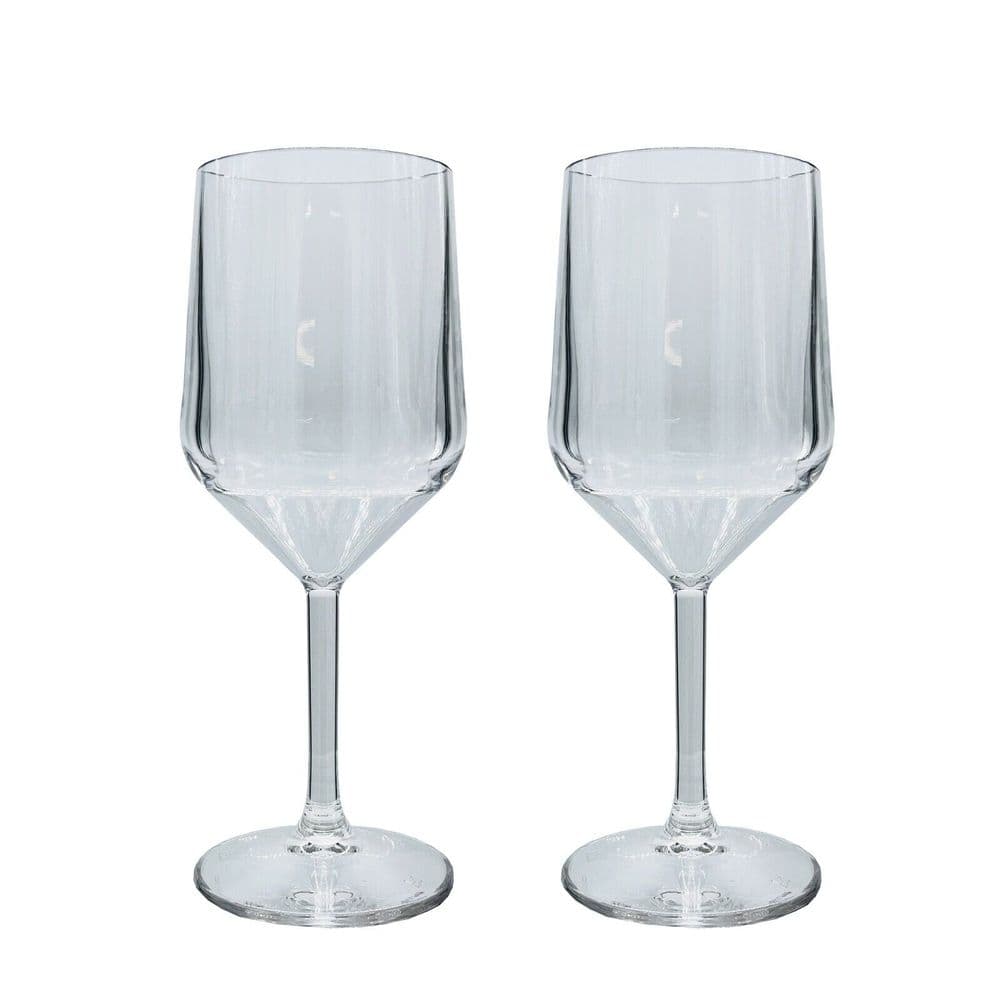 2 x CARAVAN POLYCARBONATE WINE GLASS 400ml/13 5oz 6276 motorhome
